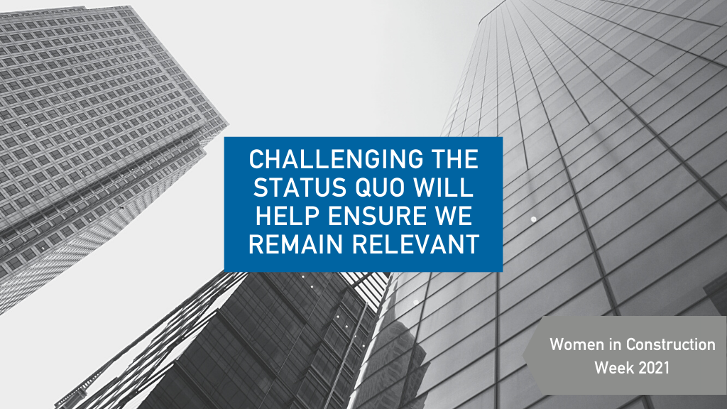 Challenging the status quo will help ensure we remain relevant by Ann Allen MBE