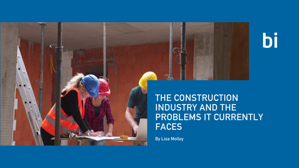 The Construction Industry and the problems it currently faces by Lisa Molloy